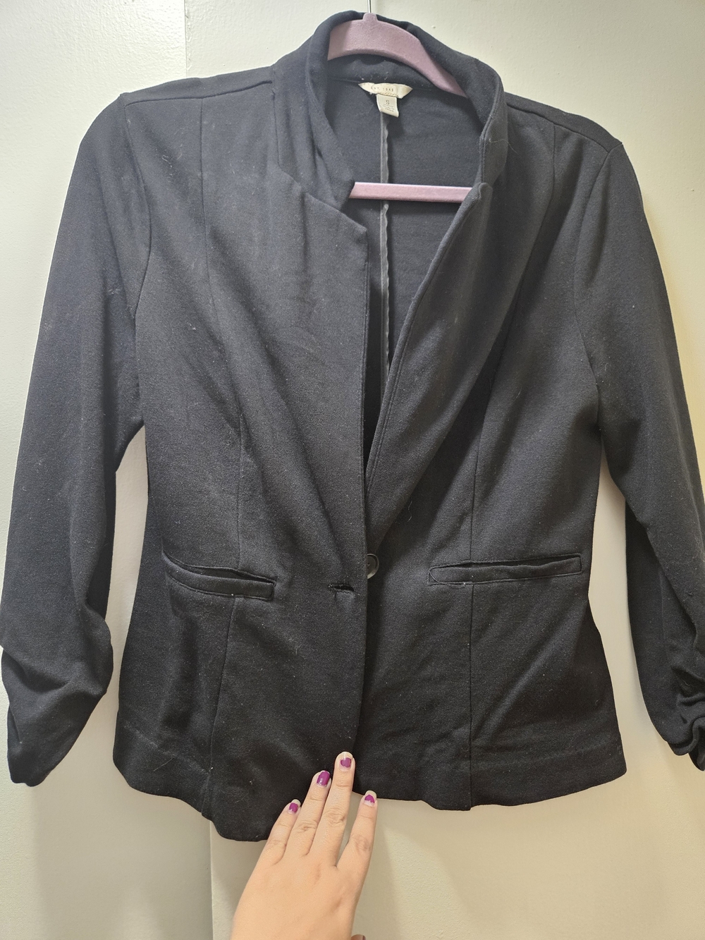 Black Women’s Tailored Blazer Jacket - Unknown Brand